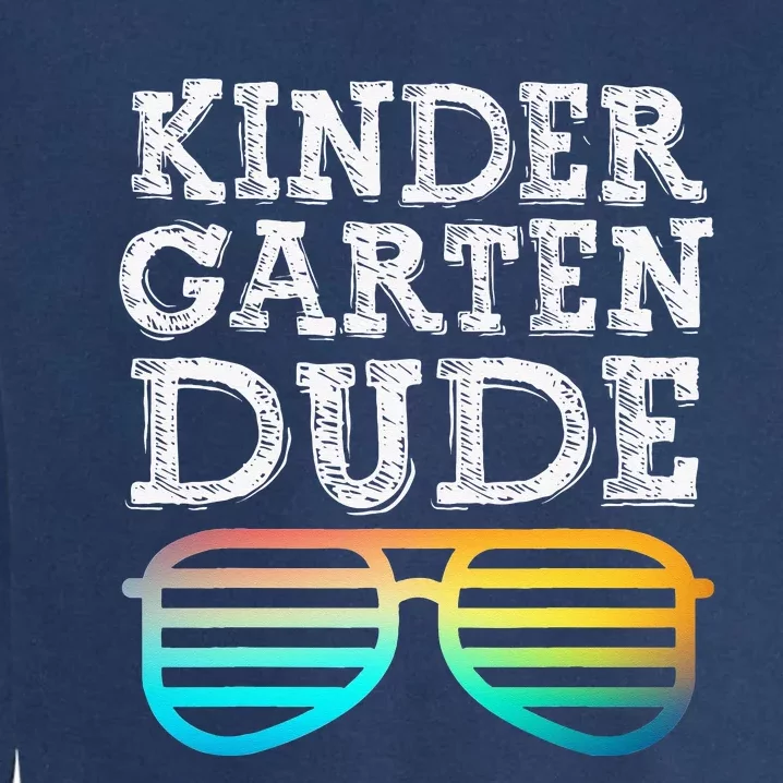 Cool Kindergarten Dude Fun Sunglasses First Day Garment-Dyed Sweatshirt