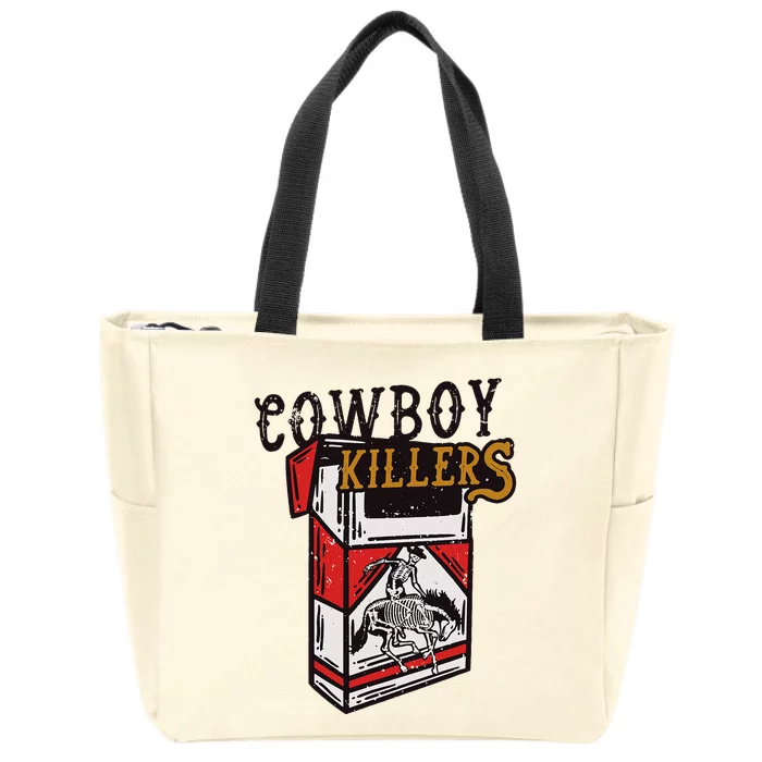 Cowboy Killers Design Zip Tote Bag