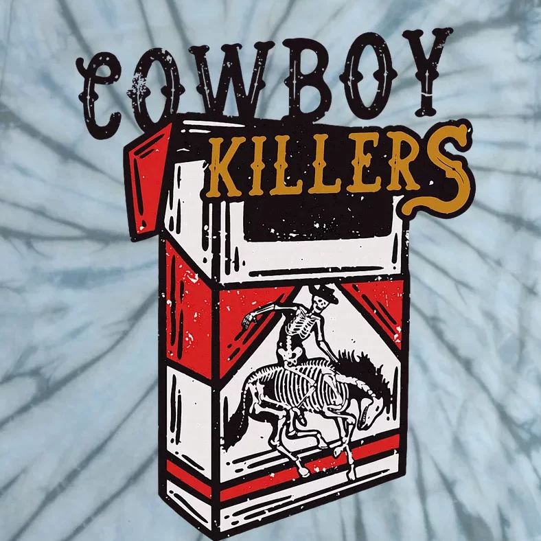 Cowboy Killers Design Tie-Dye T-Shirt