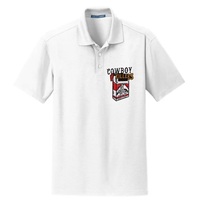 Cowboy Killers Design Dry Zone Grid Performance Polo