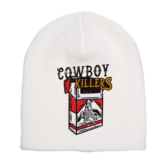 Cowboy Killers Design Short Acrylic Beanie