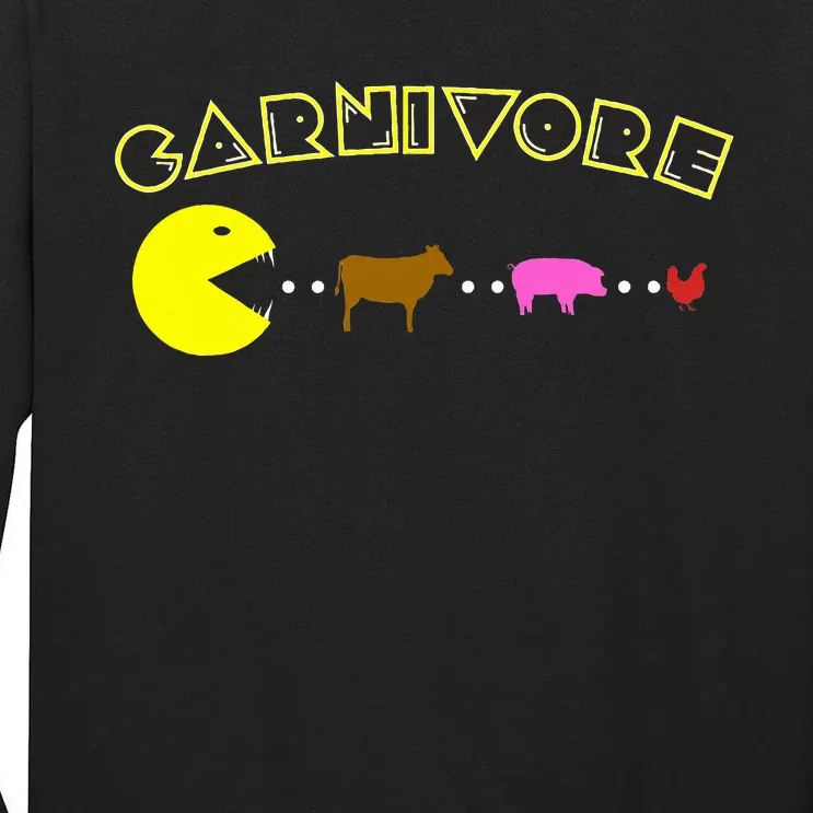 Carnivore Keto Diet Meat Eater Tall Long Sleeve T-Shirt