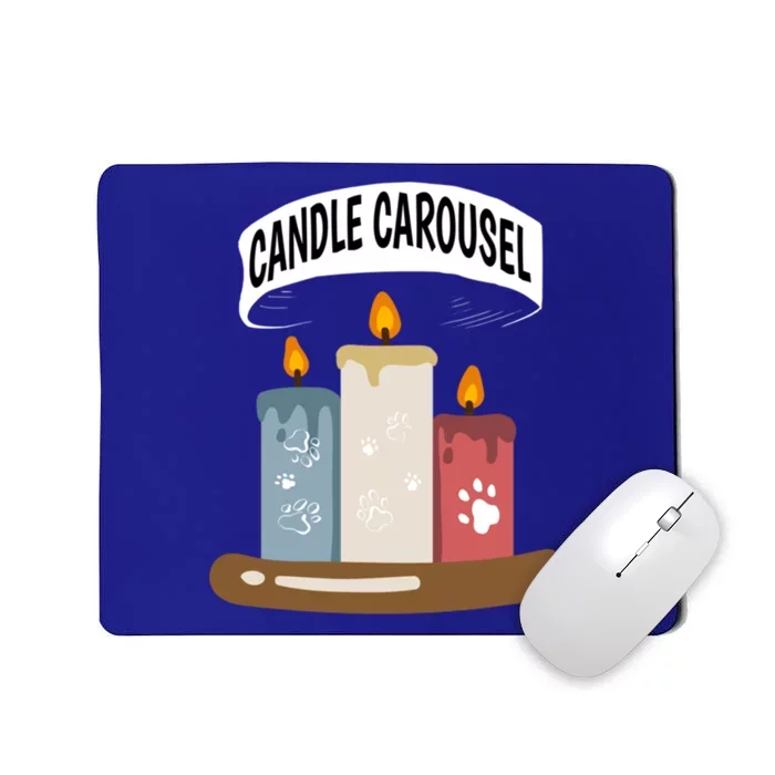 Cat Kitten Dog Puppy Pet Candle Light Lovers Retro Wax Arts Cute Gift Mousepad