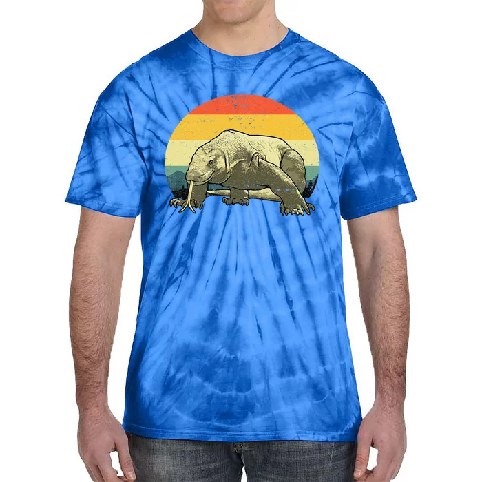 Cute Komodo Dragon Vintage Komodo Dragon Tie-Dye T-Shirt