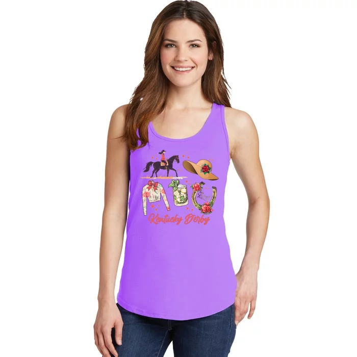 Cute Kentucky Derby Good Luck Ladies Essential Tank