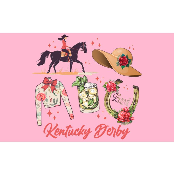 Cute Kentucky Derby Good Luck Bumper Sticker