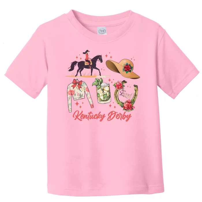 Cute Kentucky Derby Good Luck Toddler T-Shirt