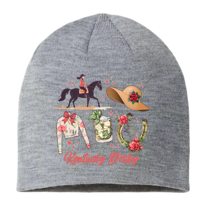 Cute Kentucky Derby Good Luck 8 1/2in Sustainable Knit Beanie