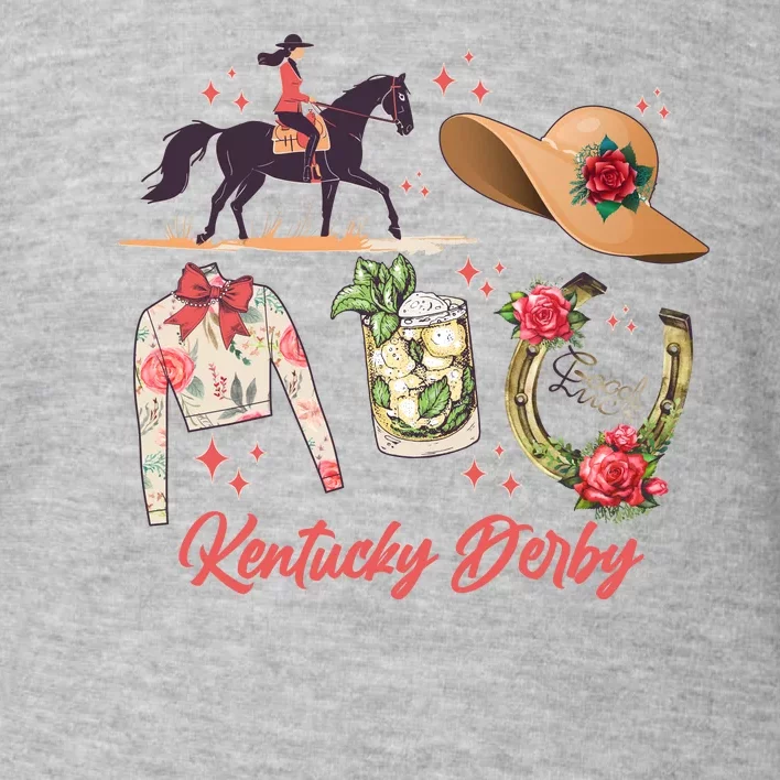 Cute Kentucky Derby Good Luck Toddler Sweatshirt