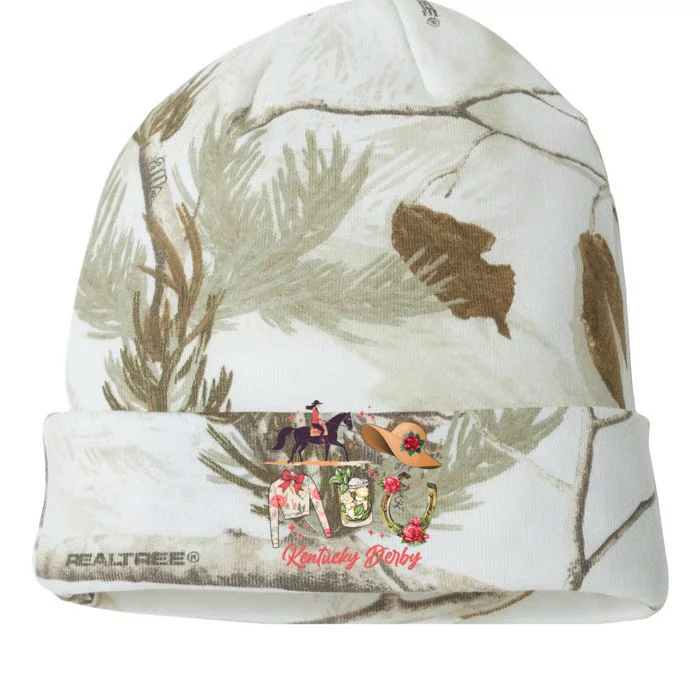 Cute Kentucky Derby Good Luck Kati - 12in Camo Beanie