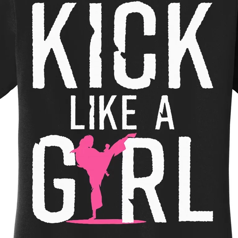 Cute Karate Design For Women Martial Arts Kung Fu Women's T-Shirt