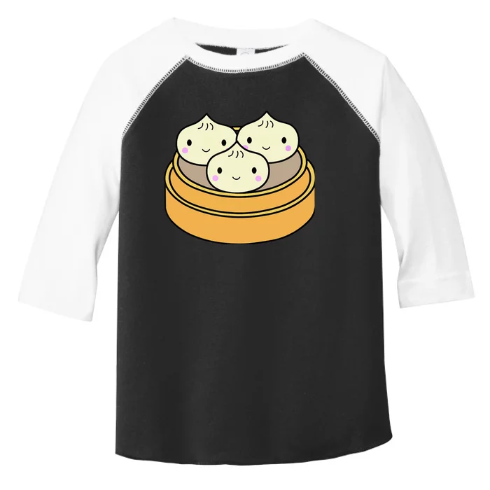 Cute Kawaii Dim Sum Dumplings Pork Bun Gift Idea For Foodie Toddler Fine Jersey T-Shirt