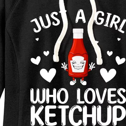 Cool Ketchup For Girls Kids Women Tomato Catsup Sauce Foodie Women's Fleece Hoodie