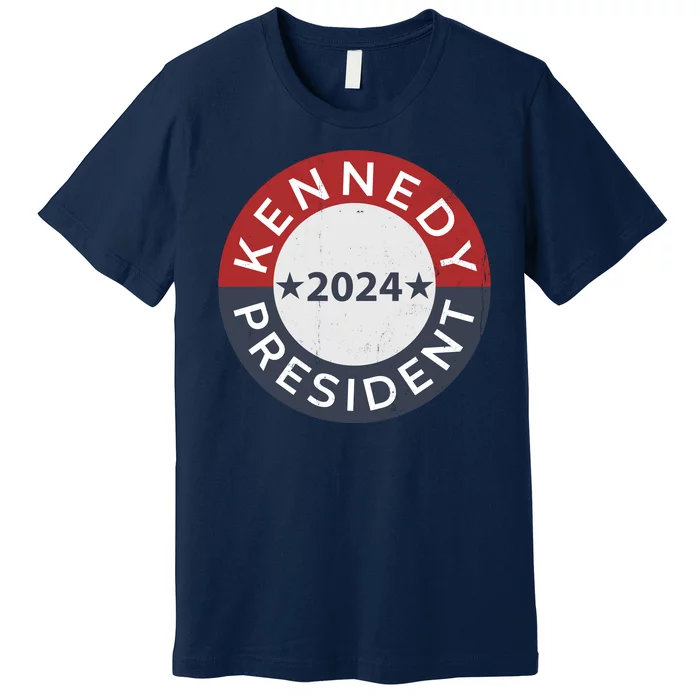 Cool Kennedy For President 2024 Vintage Stars Circle Premium T-Shirt