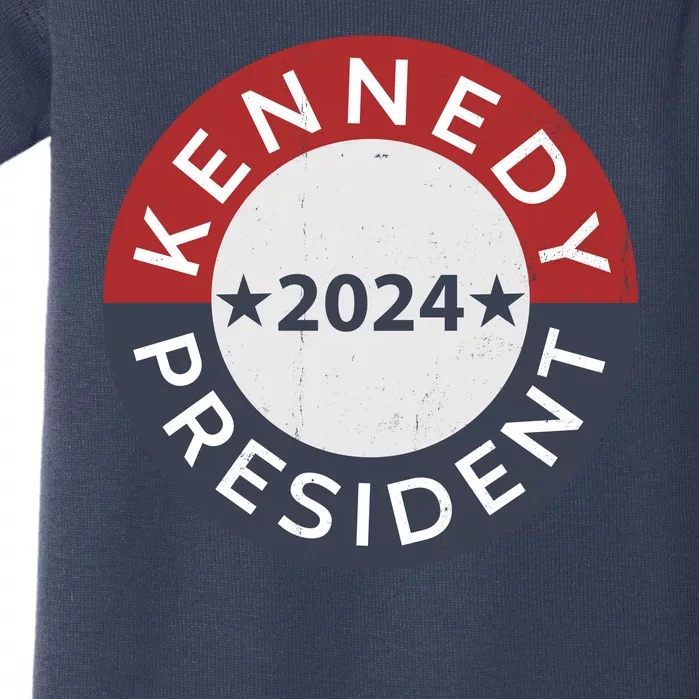 Cool Kennedy For President 2024 Vintage Stars Circle Baby Bodysuit