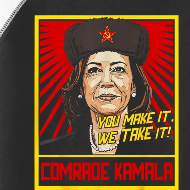 Comrade Kamala Funny Anti Harris Toddler Fine Jersey T-Shirt