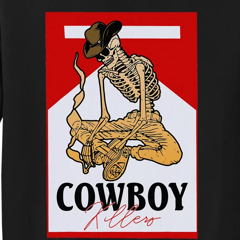 Cowboy Killers Funny Western Cowgirl Skeleton Sweatshirt