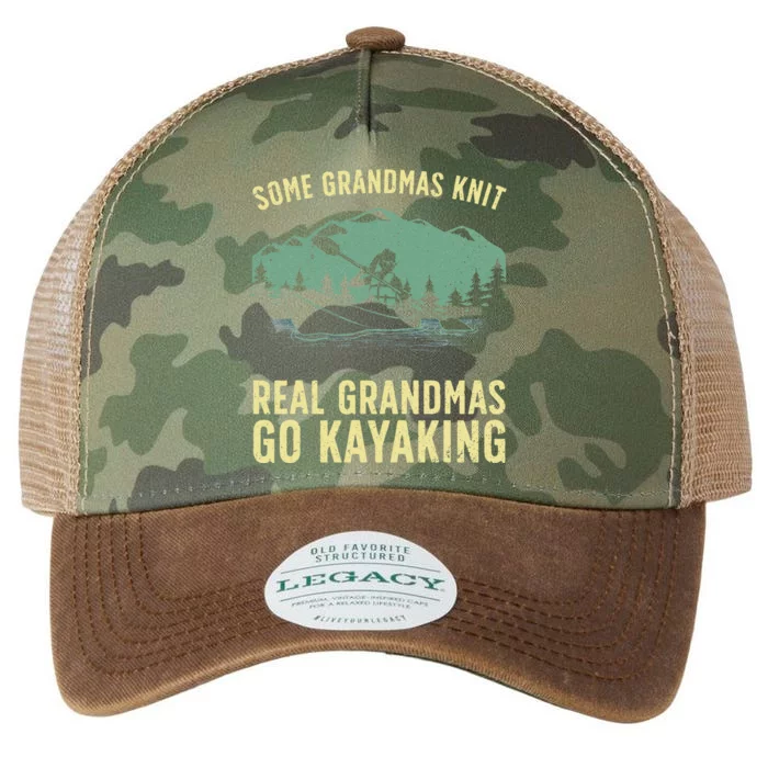 Cool Kayaking For Grandma Mom Kayaker Boating Kayak Boating Legacy Tie Dye Trucker Hat