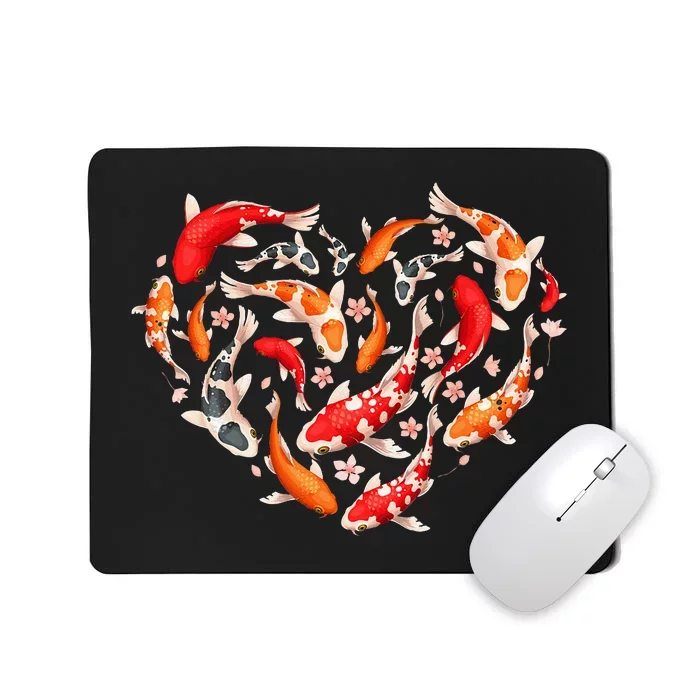 Cool Koi Fish For Men Women Japan Fishing Japanese Koi Lover Mousepad