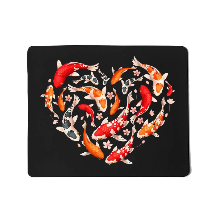 Cool Koi Fish For Men Women Japan Fishing Japanese Koi Lover Mousepad