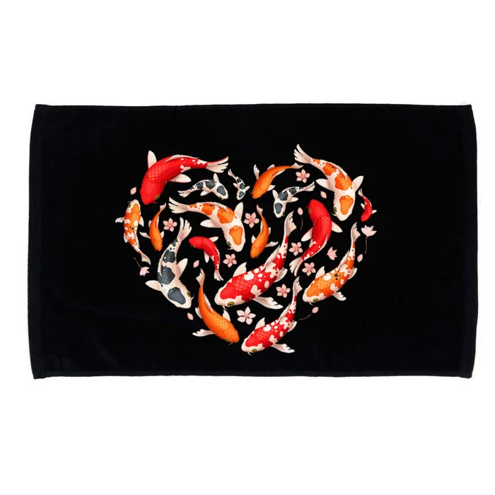 Cool Koi Fish For Men Women Japan Fishing Japanese Koi Lover Microfiber Hand Towel