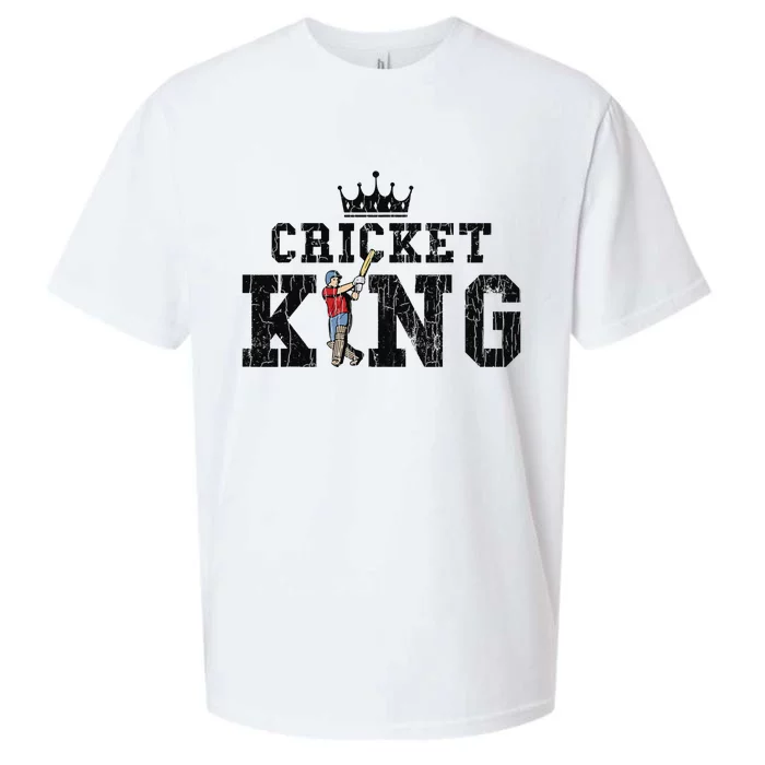 Cricket King Funny Cricket Player Kookaburra Sueded Cloud Jersey T-Shirt