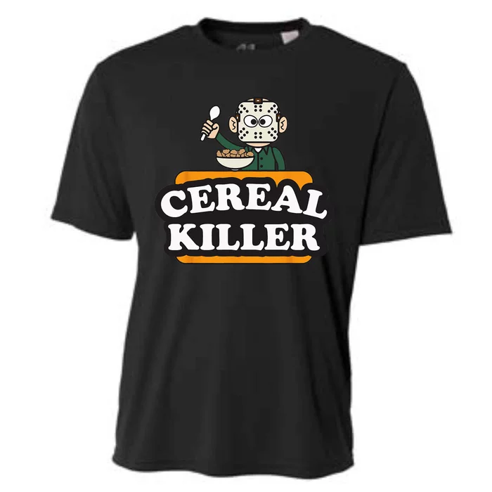 Cereal Killer Food Pun Humor Costume Funny Halloween Gifts Cooling Performance Crew T-Shirt