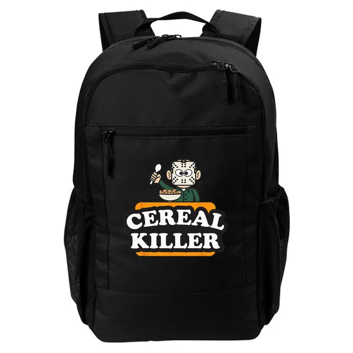 Cereal Killer Food Pun Humor Costume Funny Halloween Gifts Daily Commute Backpack