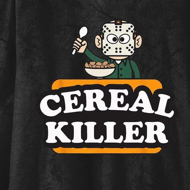 Cereal Killer Food Pun Humor Costume Funny Halloween Gifts Hooded Wearable Blanket