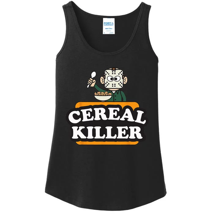 Cereal Killer Food Pun Humor Costume Funny Halloween Gifts Ladies Essential Tank