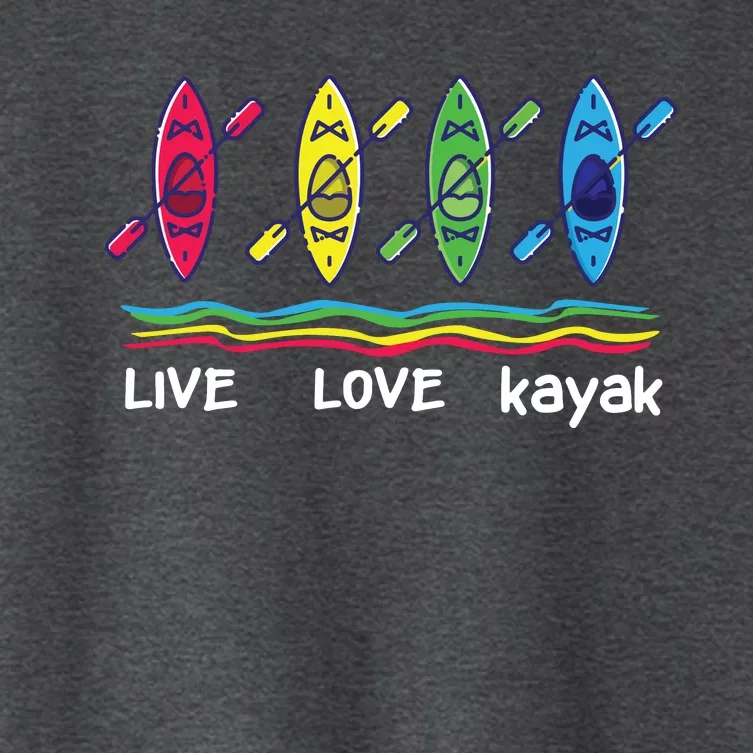 Cool Kayaks For Outdoor Funny Kayaking Boating Women's Crop Top Tee