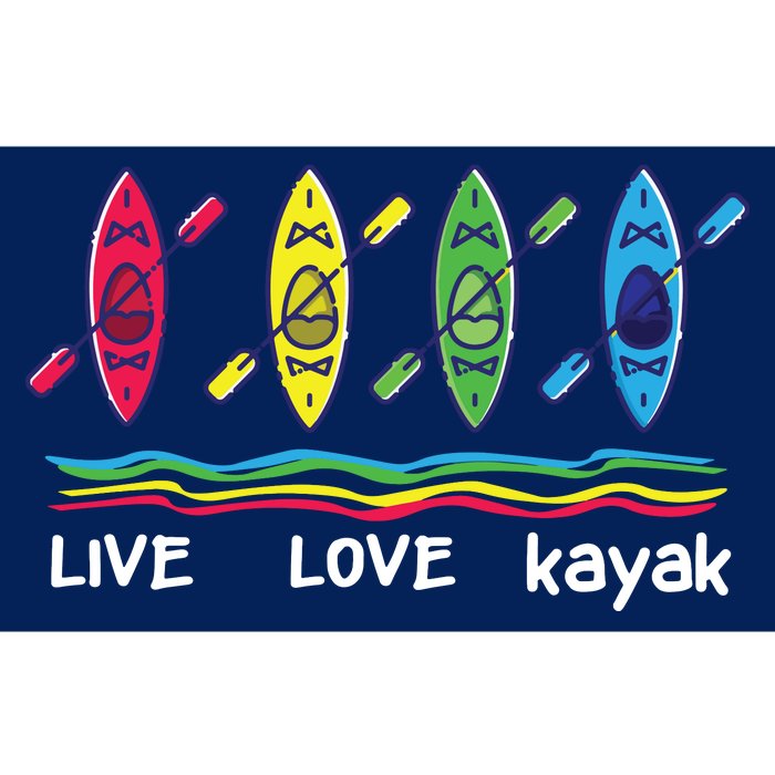 Cool Kayaks For Outdoor Funny Kayaking Boating Bumper Sticker