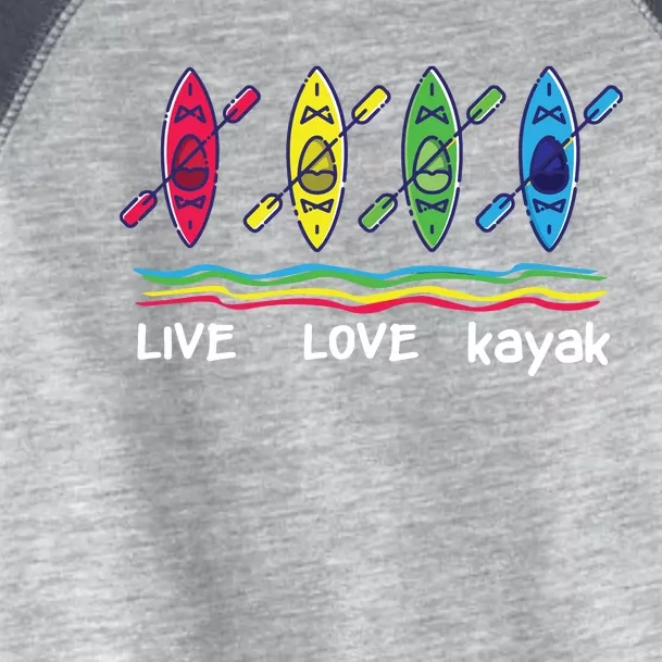 Cool Kayaks For Outdoor Funny Kayaking Boating Toddler Fine Jersey T-Shirt