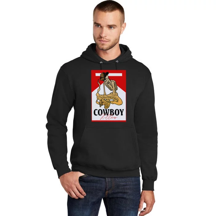 Cow Killers Funny Western Cow Skeleton Retro Vintage Tall Hoodie