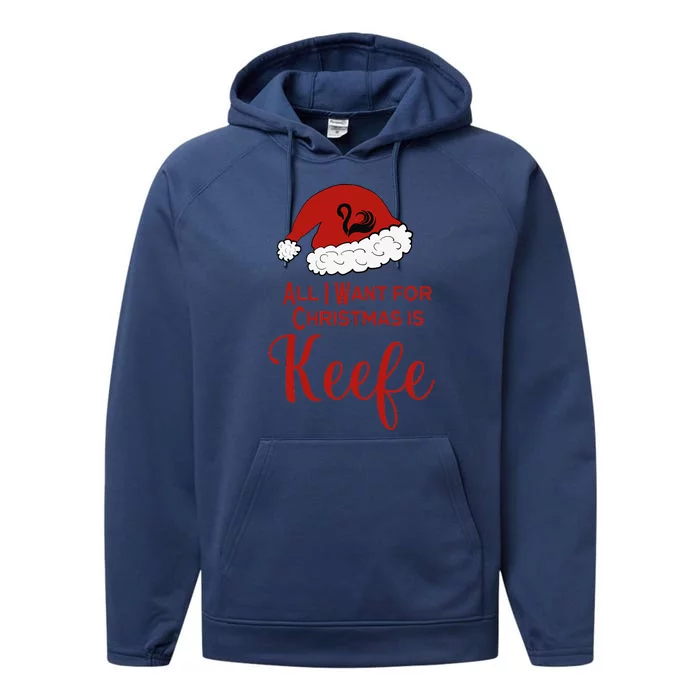 Christmas Keefe For Keeper Fans Of The Lost Cities Performance Fleece Hoodie