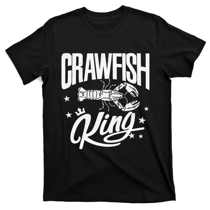 Crawfish King Funny Crayfish Boil Crew Festival T-Shirt