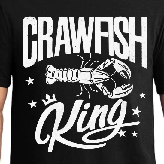 Crawfish King Funny Crayfish Boil Crew Festival Pajama Set