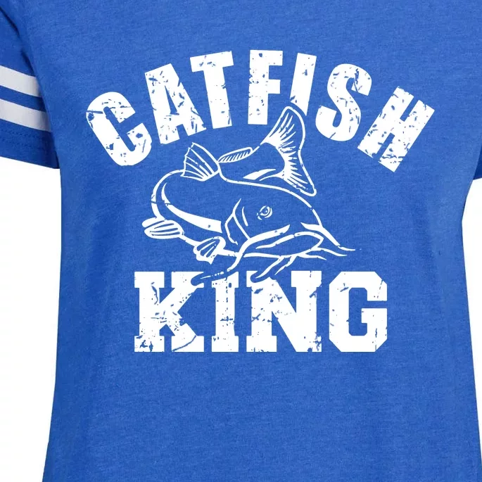 Catfish King Fishing Enza Ladies Jersey Football T-Shirt