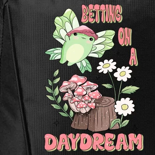 Cute Kawaii Frog Betting On A Daydream Gift City Backpack