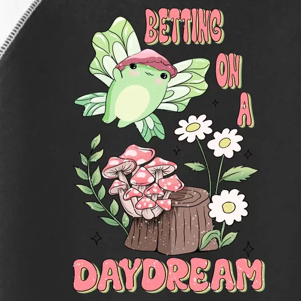 Cute Kawaii Frog Betting On A Daydream Gift Toddler Fine Jersey T-Shirt