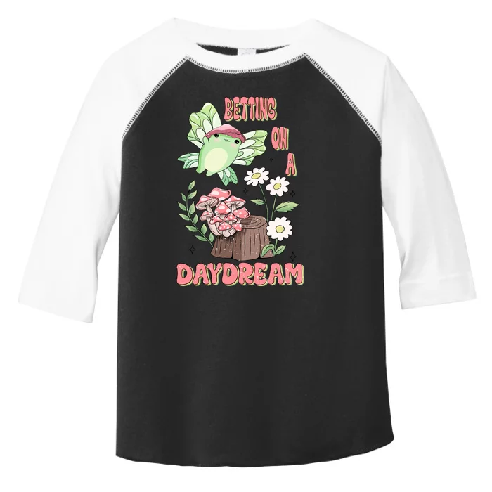 Cute Kawaii Frog Betting On A Daydream Gift Toddler Fine Jersey T-Shirt