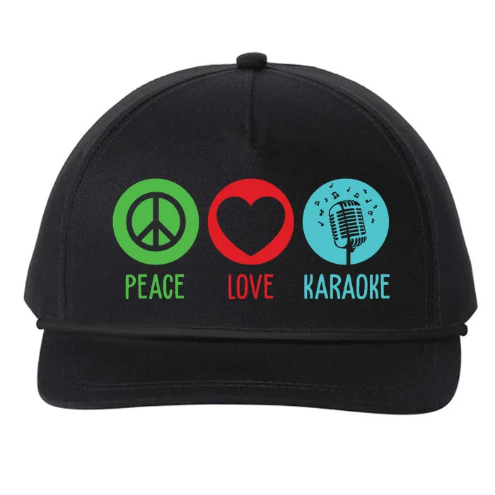 Cool Karaoke For Men Women Singer Singing KTV Karaoke Lovers Snapback Five-Panel Rope Hat