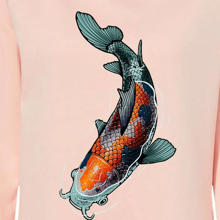 Cute Koi Fish Design For Men Women Kids Japanese Koi Fish Womens California Wash Sweatshirt