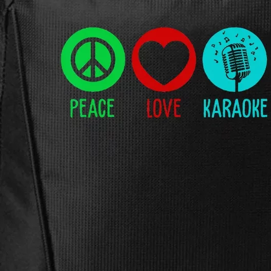 Cool Karaoke For  Singer Singing KTV Karaoke Lovers City Backpack