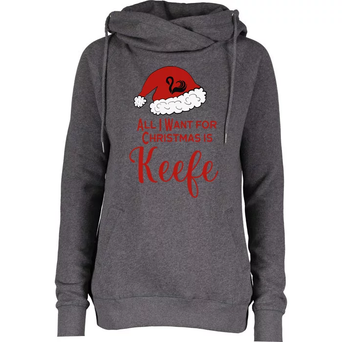 Christmas Keefe For Keeper Fans Of The Lost Cities Womens Funnel Neck Pullover Hood