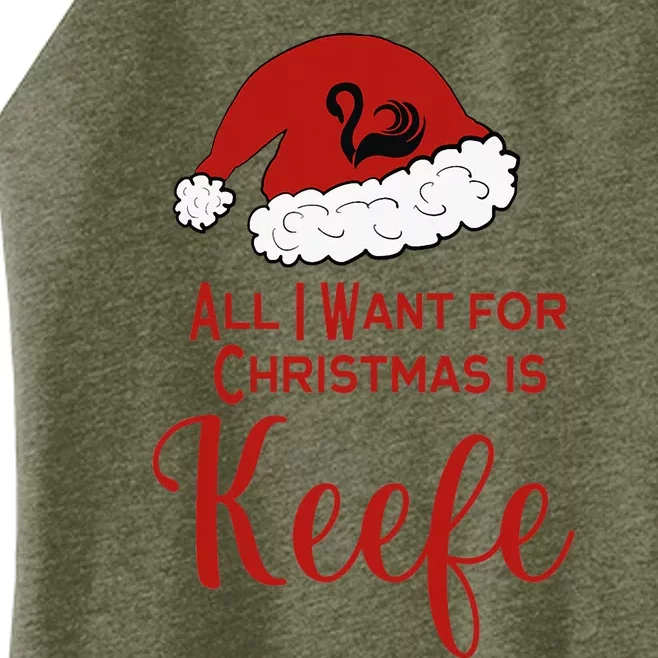 Christmas Keefe For Keeper Fans Of The Lost Cities Women’s Perfect Tri Rocker Tank