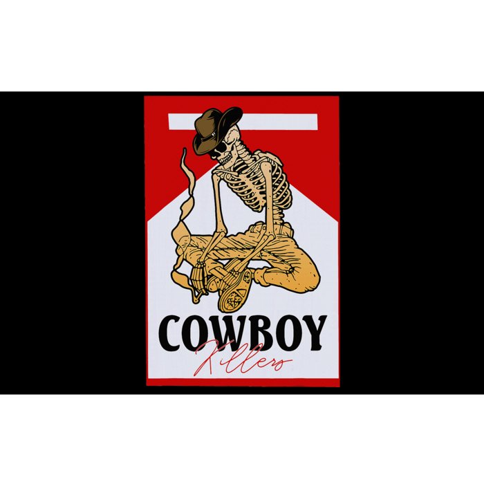 Cowboy Killers Funny Western Cowgirl Skeleton Retro Vintage Bumper Sticker