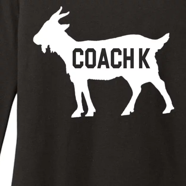 Coach K Goat Womens CVC Long Sleeve Shirt