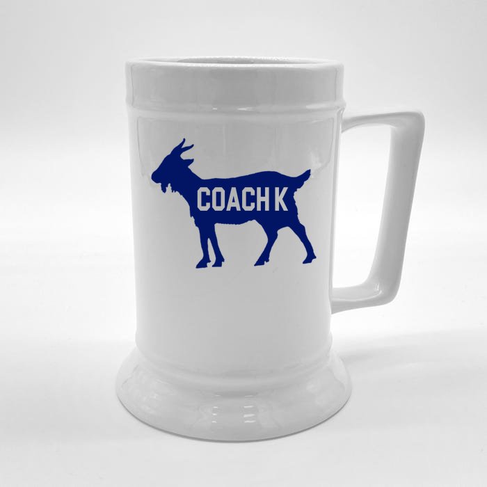 Coach K Goat Front & Back Beer Stein