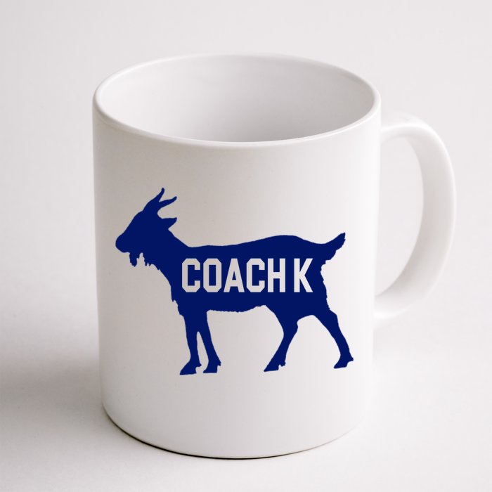 Coach K Goat Front & Back Coffee Mug